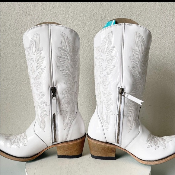 NEW Lane Boots Off The Record Midi Cowboy Boots - Picture 7 of 8